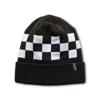 CHECKED BEANIE OS