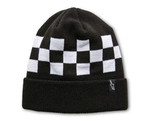 CHECKED BEANIE OS