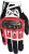 SMX-2 AC V2 GLOVE fekete-fehér-piros S